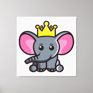 Toile Le roi éléphant