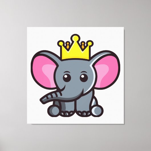 Toile Le roi éléphant (Recto)