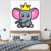 Toile Le roi éléphant (Insitu(Chambre))
