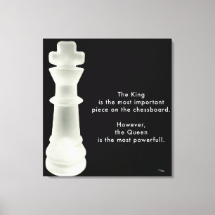 Toile Le roi est...
