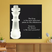 Toile Le roi est... (Insitu(Salon))