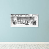 Toile Le roi John renonce à sa couronne (Insitu (Plancher de Bois))