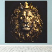 Toile Le Roi ! Le Lion d'Oz pas si puéril (Insitu (Plancher de Bois))