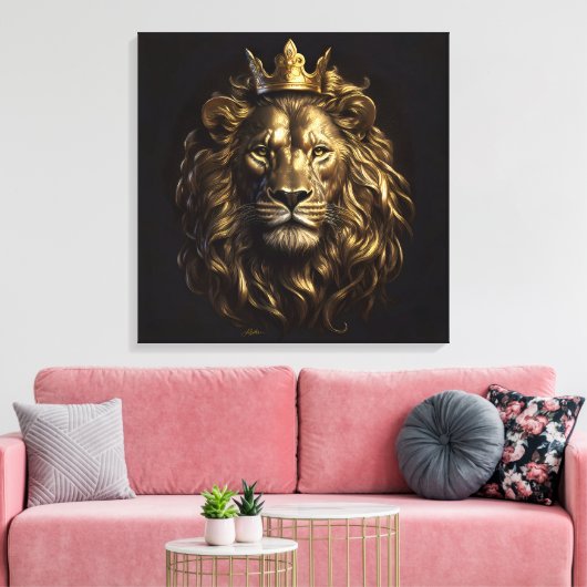 Toile Le Roi ! Le Lion d'Oz pas si puéril (Insitu(Salon))