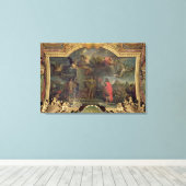Toile Le roi Louis XIV ordonne une attaque simultanée (Insitu (Plancher de Bois))