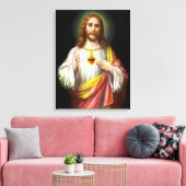 Toile Le Sacré Coeur de Jésus-Christ (Insitu(Salon))