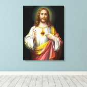 Toile Le Sacré Coeur de Jésus-Christ (Insitu (Plancher de Bois))