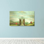 Toile Le Sacrifice d'Isaac (Insitu (Plancher de Bois))