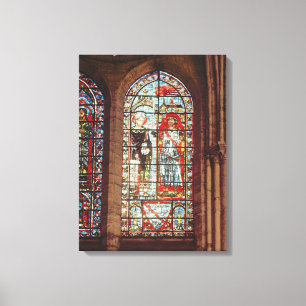 Toile Le saint Denis donne l'oriflamme à clément