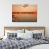 Toile Le Sakura de Washington est sunset. (Insitu(Chambre))