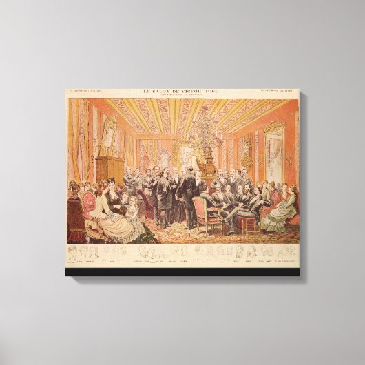 Toile Le salon de Victor Hugo (Recto)