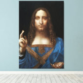 Toile Le Salvator Mundi de Léonard de Vinci (Insitu (Plancher de Bois))