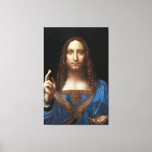 Toile Le Salvator Mundi de Léonard de Vinci