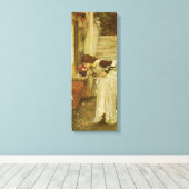 Toile Le Sanctuaire de John William Waterhouse (Insitu (Plancher de Bois))
