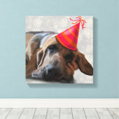 Toile Le sang après le parti (Insitu (Plancher de Bois))