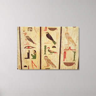 Toile Le sarcophage du détail o de Psamtik I (664-610