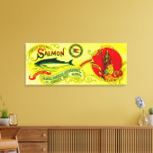 Toile Le Saumon du Guardian peut étiqueter Chignik Bay,  (Insitu(Salon))