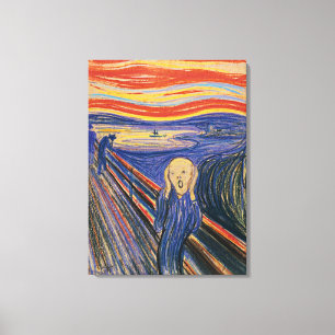 Toile Le Scream Edvard Munch (pastel 1895) Haute Qualité
