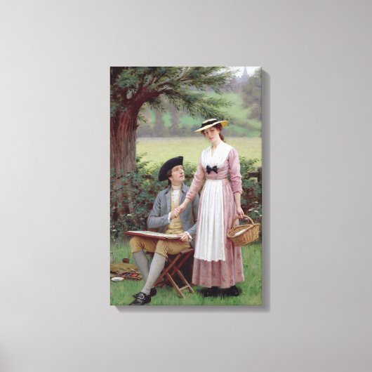 Toile Le Seigneur de Burleigh et sa belle-Dame (Recto)