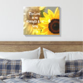Toile Le Seigneur est ma Force et la Bible de Chanson Ve (Insitu(Chambre))
