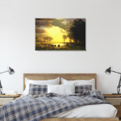 Toile Le sentier Buffalo d'Albert Bierstadt, 1867 (Insitu(Chambre))