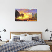 Toile Le sentier de l'Oregon d'Albert Bierstadt, 1869 (Insitu(Chambre))