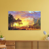 Toile Le sentier de l'Oregon d'Albert Bierstadt, 1869 (Insitu(Salon))