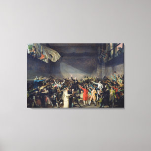 Toile Le serment de court de tennis, le 20 juin 1789,