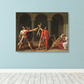 Toile Le serment d'Horatii, 1784 (Insitu (Plancher de Bois))