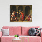 Toile Le serment d'Horatii, 1784 (Insitu(Salon))