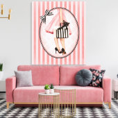 Toile Le shopping dans les années cinquante (Insitu(Salon))