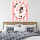 Toile Le shopping dans les années cinquante (Insitu(Chambre))