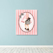 Toile Le shopping dans les années cinquante (Insitu (Plancher de Bois))