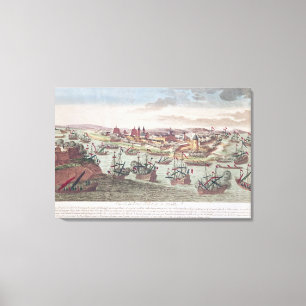 Toile Le siège de Malte, le 12 juin 1798