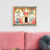 Toile Le siège du château-Gaillard (Insitu(Salon))