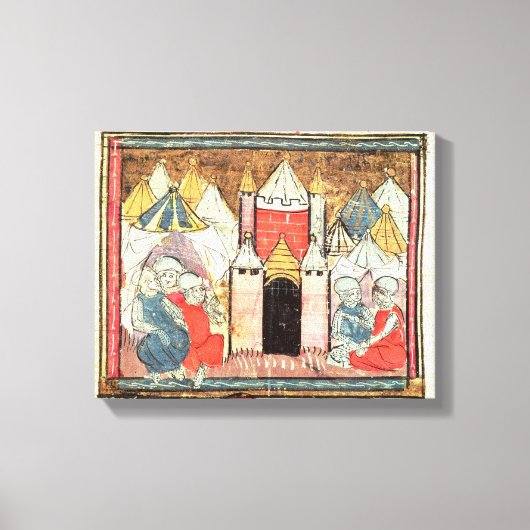 Toile Le siège du château-Gaillard (Recto)