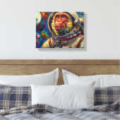 Toile Le Singe Parti au Ciel-6 (Insitu(Chambre))
