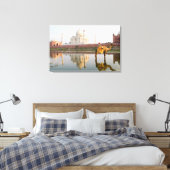 Toile Le site de sépulture du temple Taj Mahal, célèbre (Insitu(Chambre))