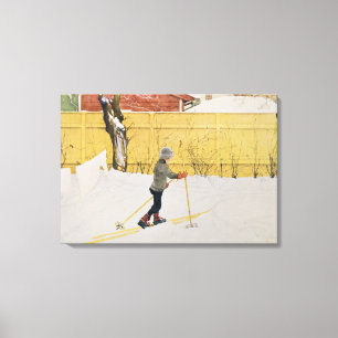 Toile Le skieur, c.1909