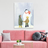 Toile Le Snowman 2 (Insitu(Salon))