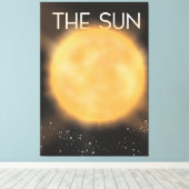 Toile Le Soleil (Insitu (Plancher de Bois))