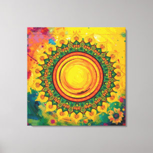 Toile Le Soleil - Cavas enveloppés