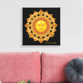 Toile Le Soleil Doré RadiantZen (Insitu(Salon))
