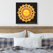 Toile Le Soleil Doré RadiantZen (Insitu(Chambre))
