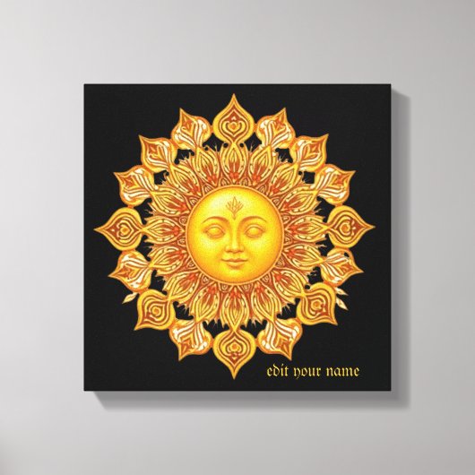 Toile Le Soleil Doré RadiantZen (Recto)