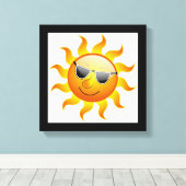 TOILE LE SOLEIL DU COOL (Insitu (Plancher de Bois))