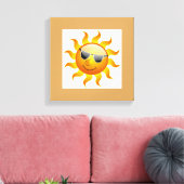 TOILE LE SOLEIL DU COOL (Insitu(Salon))