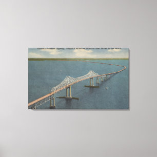 Toile Le soleil Skyway BridgeFlorida de la Floride
