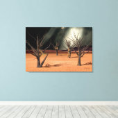 Toile Le Son du Silence (Insitu (Plancher de Bois))