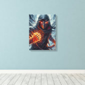 Toile Le sorcier des Cendres (Insitu (Plancher de Bois))